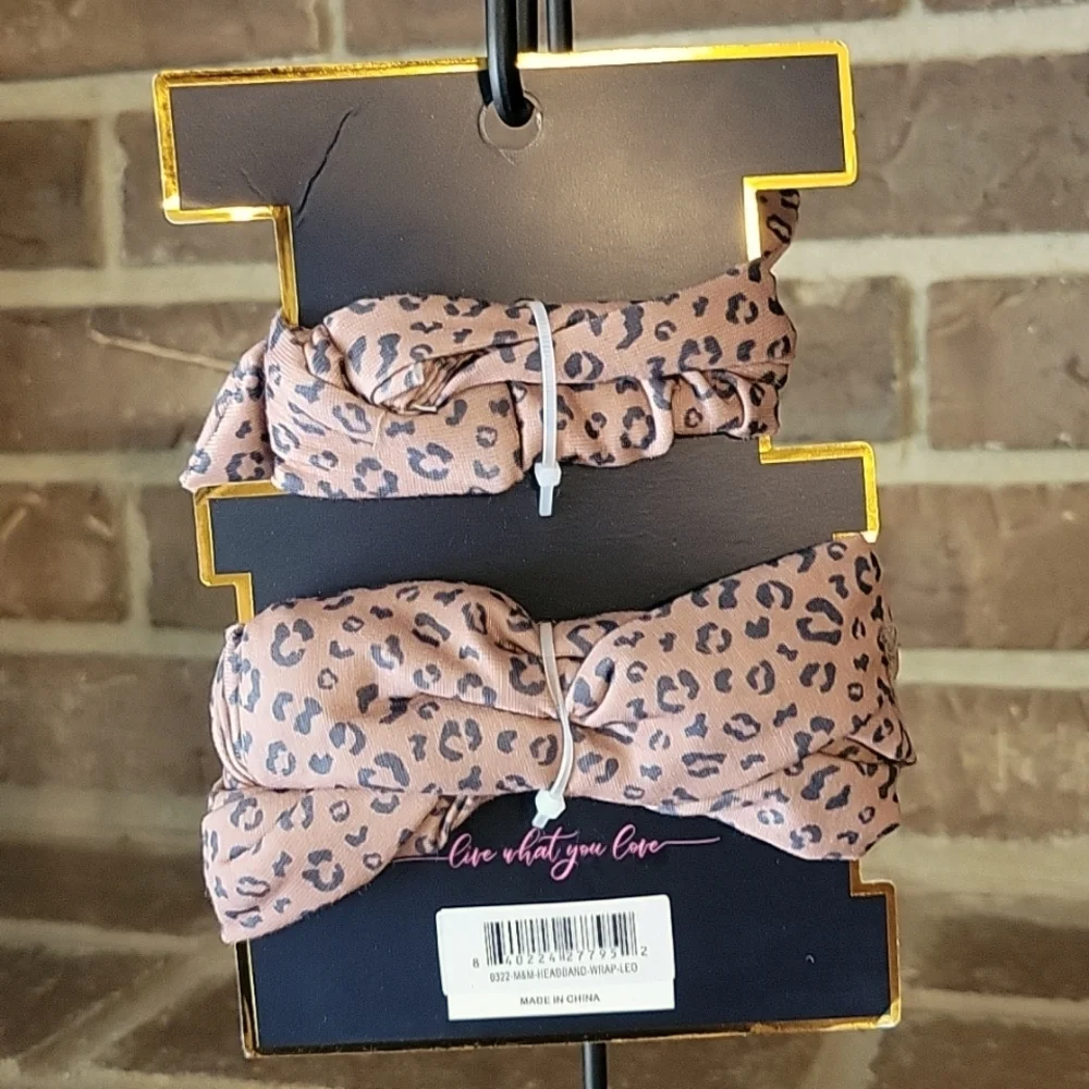 Simply Southern Leopard Print Mommy and Me Matching Headbands NWT‎